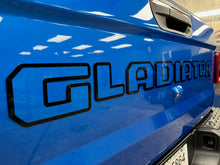 Load image into Gallery viewer, Factory Color Matched Jeep Gladiator Tailgate Badging Kit - Custom Painted- Color Matched To Factory Colors - 2 Piece