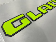 Load image into Gallery viewer, Factory Color Matched Jeep Gladiator Tailgate Badging Kit - Custom Painted- Color Matched To Factory Colors - 2 Piece