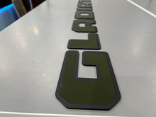 Load image into Gallery viewer, Factory Color Matched Jeep Gladiator Tailgate Badging Kit - Custom Painted- Color Matched To Factory Colors - 2 Piece