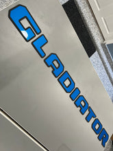 Load image into Gallery viewer, Factory Color Matched Jeep Gladiator Tailgate Badging Kit - Custom Painted- Color Matched To Factory Colors - 2 Piece