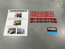 Load image into Gallery viewer, Jeep Gladiator Fender Badge Kit - Various Colors -
