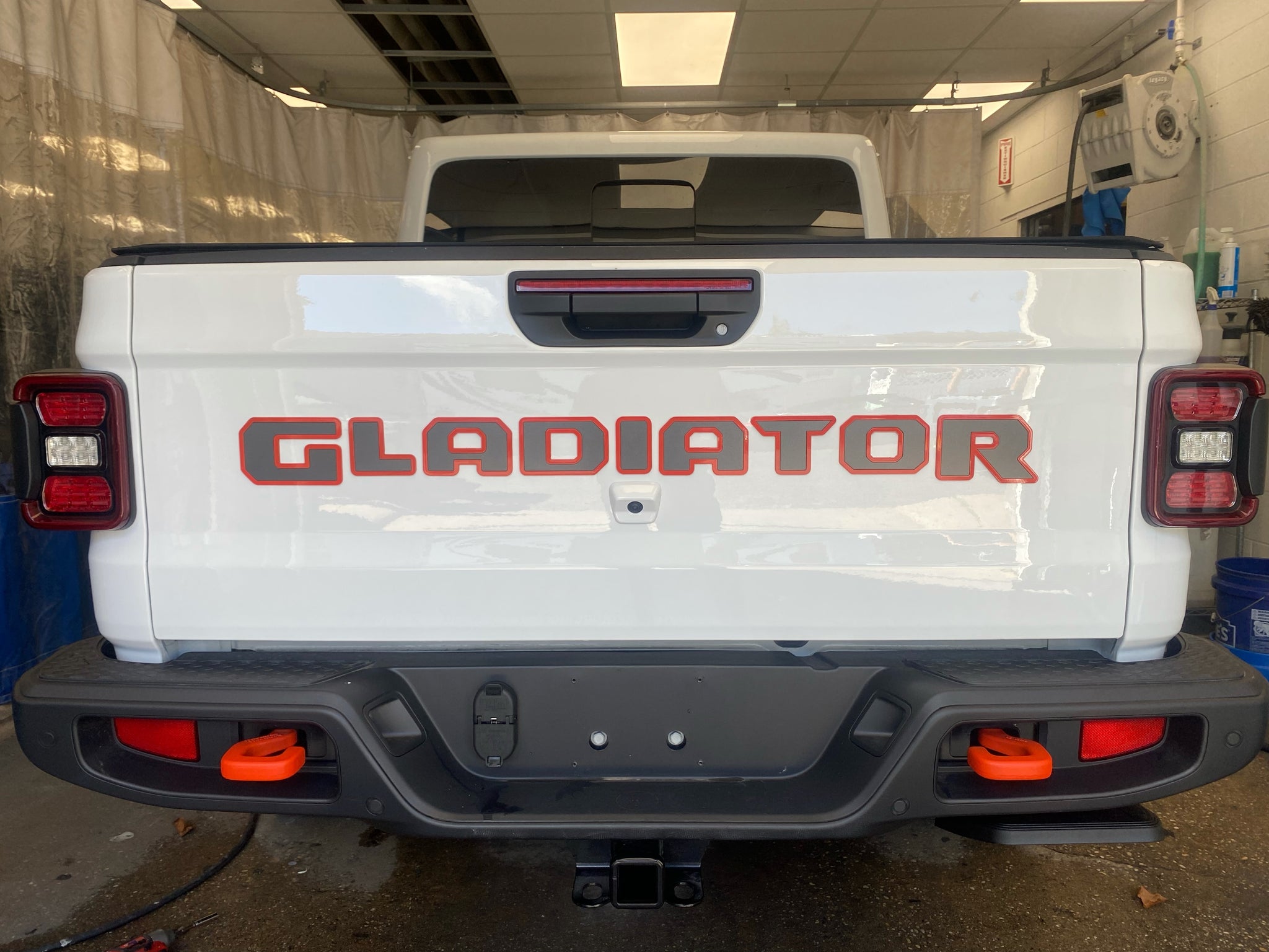 Jeep Gladiator Tailgate Badging Kit Custom Painted Color Matched G